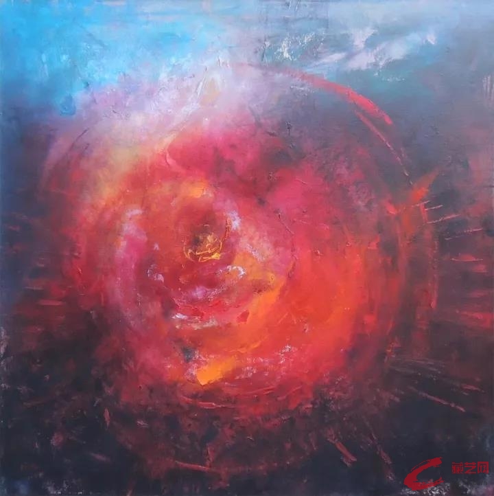 出升的太阳 100x100cm.jpg